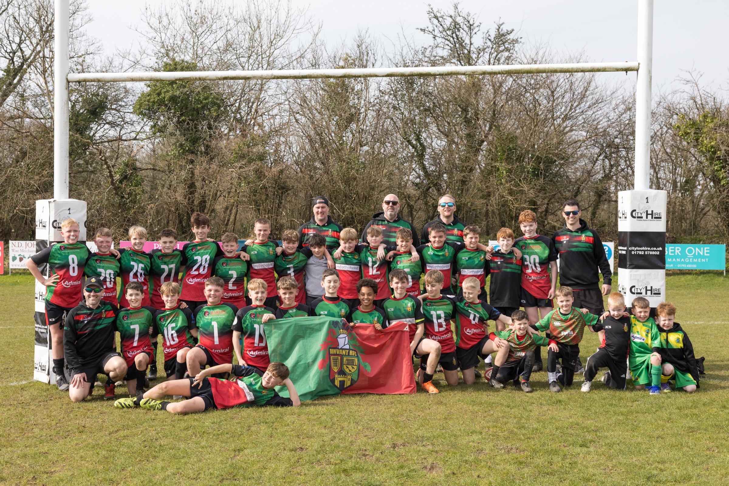 Dunvant RFC youth squad photo
